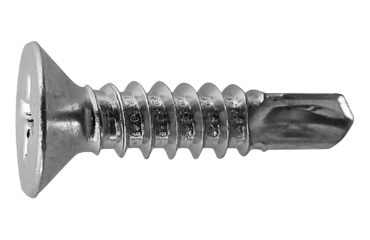 ステンレス SUS410 パワーポイント(ドリルねじ) 皿頭(ダイドーハント)